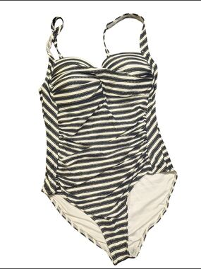 Niptuck Swim Striped One Piece Swimsuit | Tummy Control | Size 10